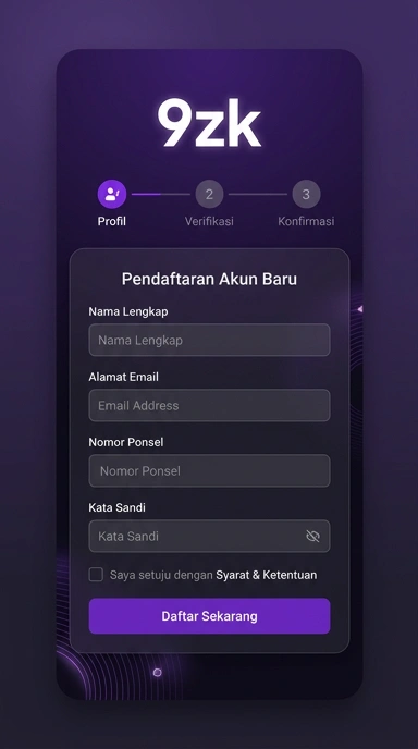 Cara Mudah Buat Akun Baru 9zk untuk Pengguna Android