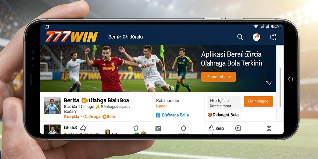 Tampilan antarmuka aplikasi 777WIN yang informatif dan menarik.