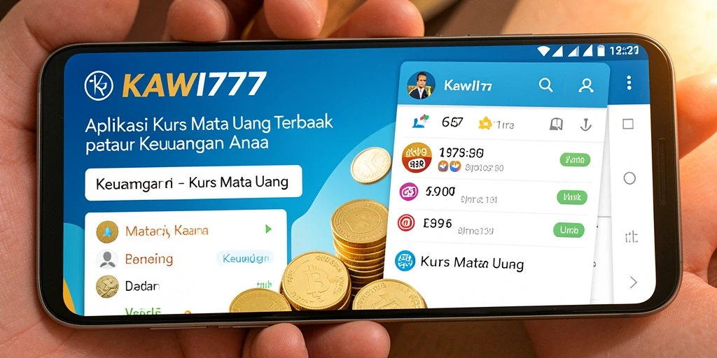 Antarmuka KAWI777 yang intuitif dan informatif.