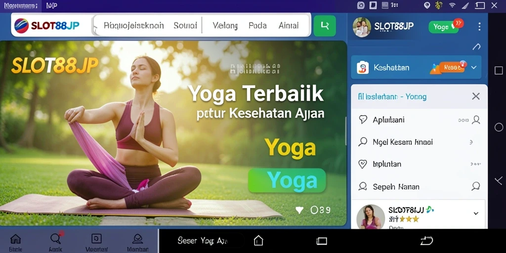 Antarmuka SLOT88JP yang menarik dengan fitur Yoga interaktif.