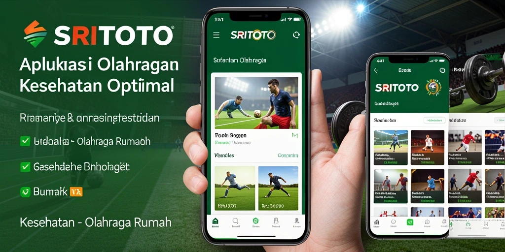 Tampilan antarmuka aplikasi olahraga rumah SRITOTO yang ramah pengguna.